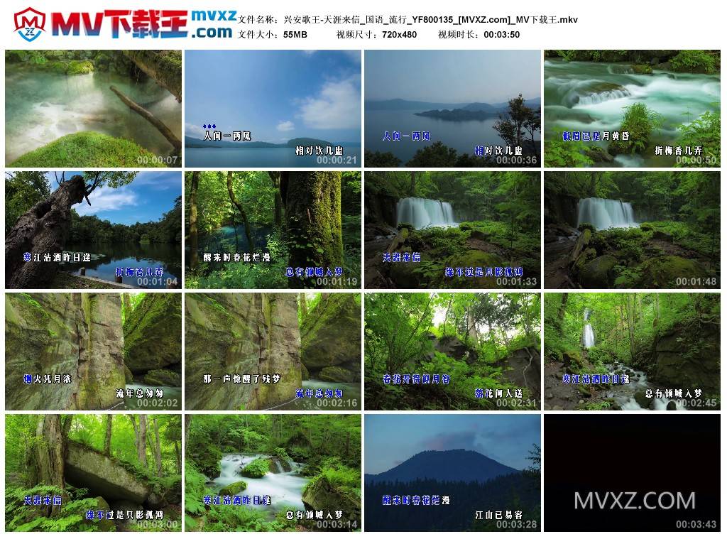 兴安歌王-天涯来信_国语_流行_YF800135